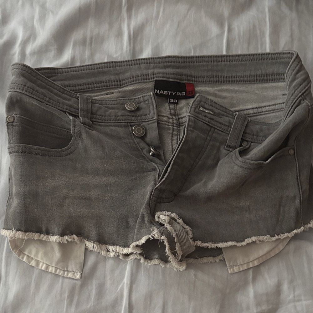 Men’s nasty pig duke short grey size 30